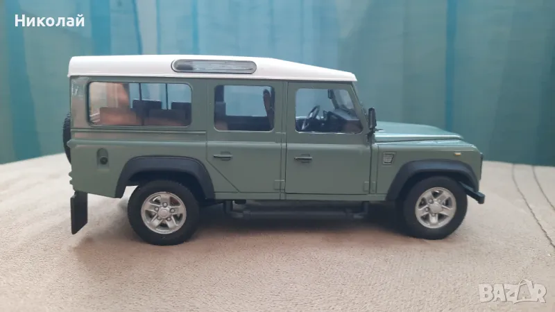 1997 Land Rover Defender 110" 1:24 Cararama/Hongwell Diecast Колекционерски модел количка, снимка 1