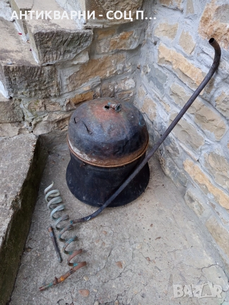 Стар Меден Казан За Варене На Домашна Ракия 60лт. , снимка 1