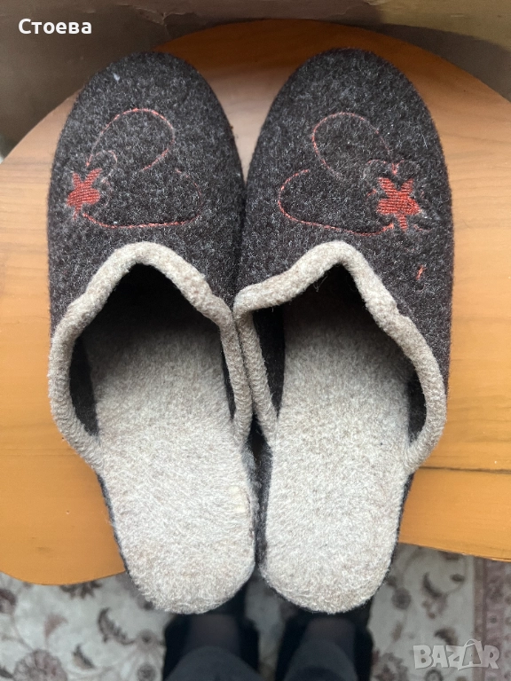 дамски зимни домашни пантофи, снимка 1