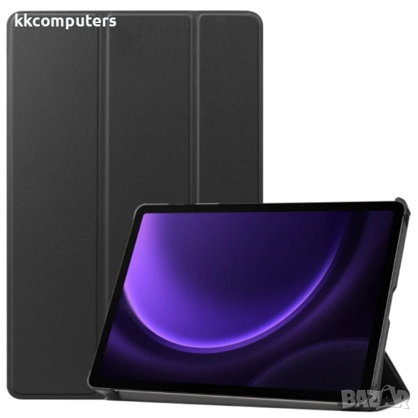 Samsung Galaxy Tab S9 FE / X510N Кожен Калъф и Протектор, снимка 1