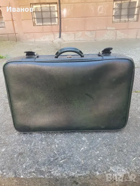 Продавам голям кожен куфар , снимка 1