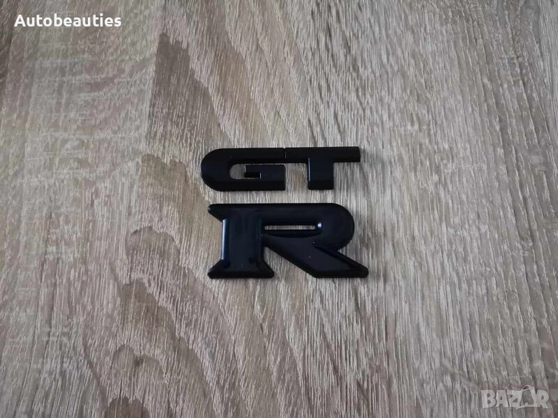 черна емблема Nissan GT-R, снимка 1