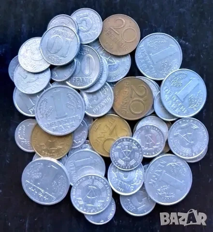 50 броя монети от ГДР, снимка 1