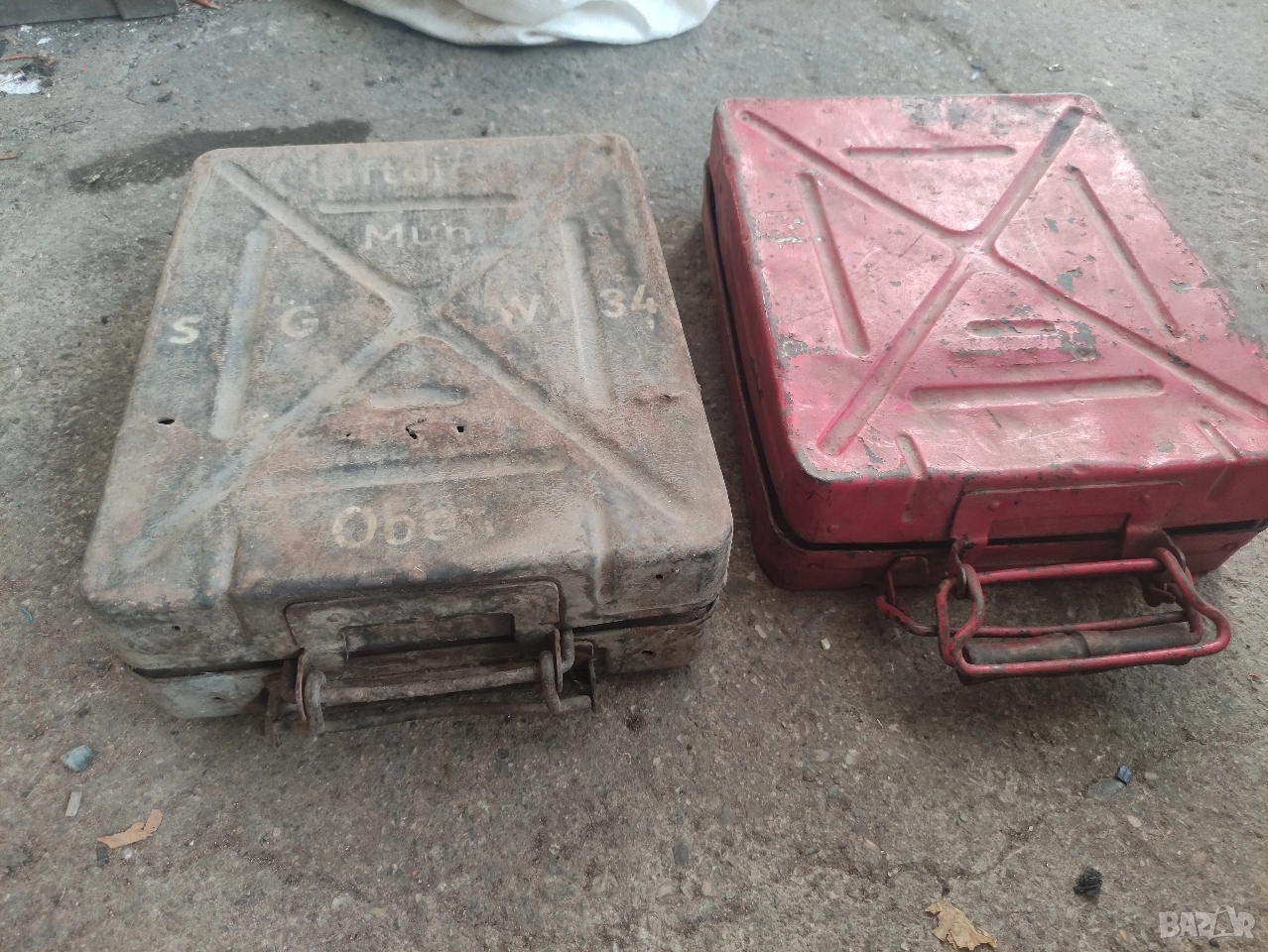 Оригинални немски военни сандъци за * - MG34 / MG42 (ВСВ / Wehrmacht), снимка 1