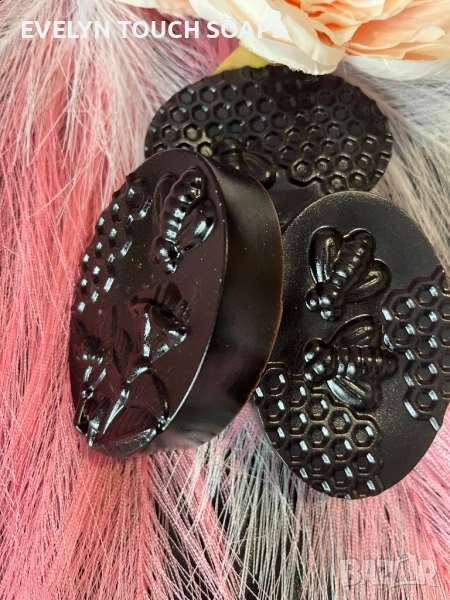 Натурален сапун с козе мляко какао и кафе, снимка 1