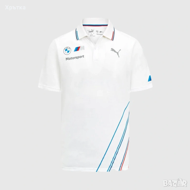 Puma BMW Motorsport Team Polo - Оригинална мъжка тениска с яка р-р M, снимка 1
