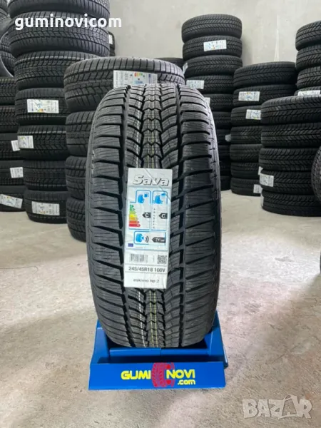 Нови 🚗 Зимни ❄️ гуми 245/45R18 SAVA ESKIMO HP2 100V FP XL GER, снимка 1