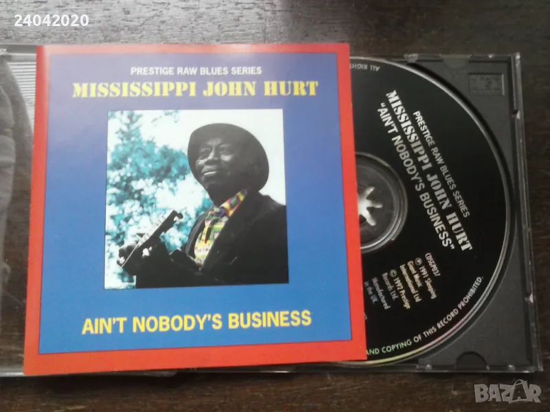 Mississippi John Hurt – Ain't Nobody's Business оригинален диск, снимка 1