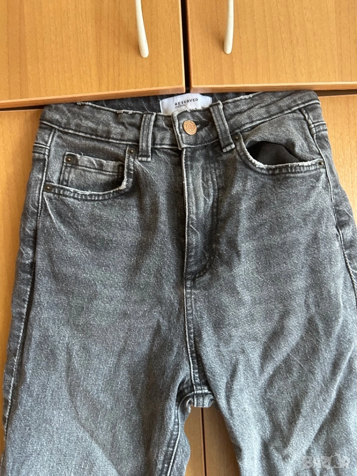 Сиви дънки Fit Mom, снимка 1