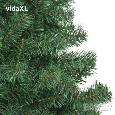 vidaXL Изкуствено коледно дърво със стойка, 180 см, 564 клончета（SKU:60175）, снимка 3 - Други - 49258109