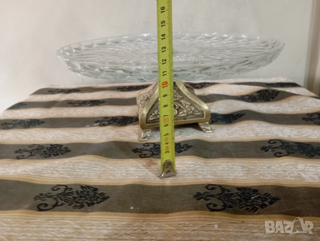 Фруктиера,плато,панер в стил арт деко, снимка 2 - Антикварни и старинни предмети - 50964948