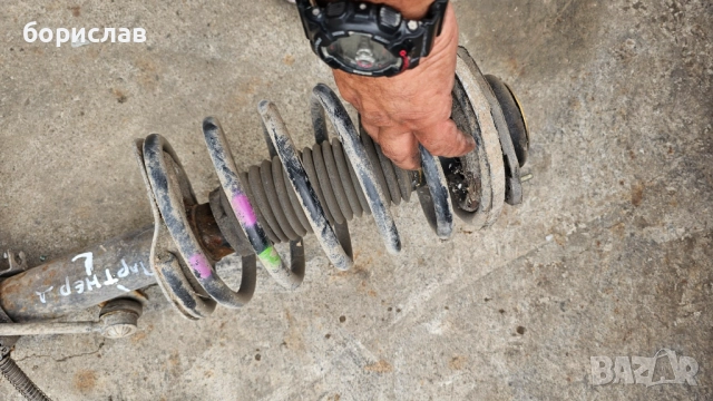 Ляв шенкел амортисьор пружина и апарат за Пежо Партнер , снимка 2 - Части - 51814066