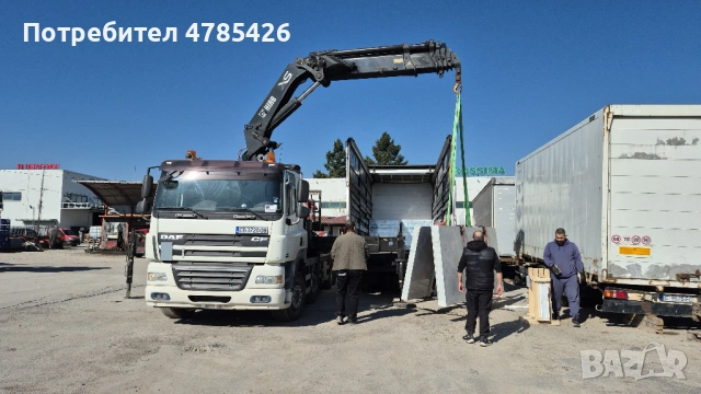 камион с кран транспорт и товаро разтоварни услуги професионално решение, снимка 3 - Други оферти за работа - 54065360