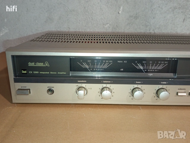 Стерео усилвател Dual CV1260, снимка 4 - Ресийвъри, усилватели, смесителни пултове - 53750227