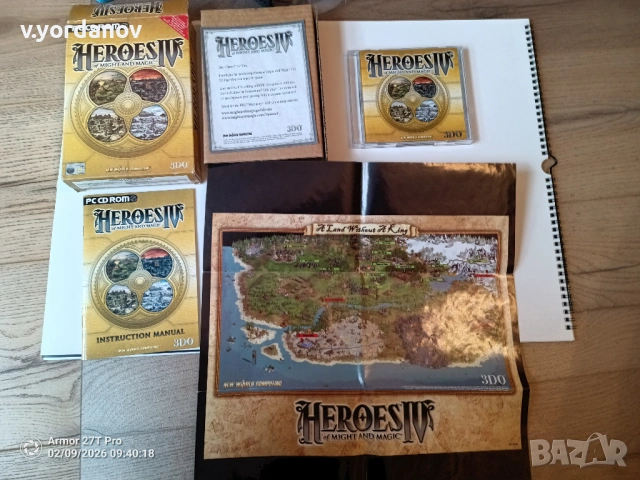 Heroes IV Big-Box + The Gathering Storm Expansion, снимка 4 - Игри за PC - 53410823