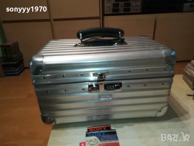 заявен-RIMOWA GERMANY 1898-МАРКОВ АЛУМИНИЕВ КУФАР 1904251928LNWC, снимка 9 - Микрофони - 49962591