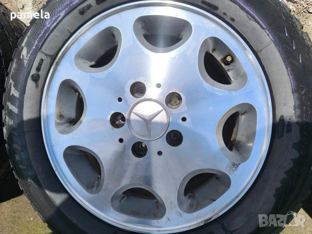 Продавам алуминиеви джанти 6 1/2J 15H2 с гуми, снимка 2 - Гуми и джанти - 54058487