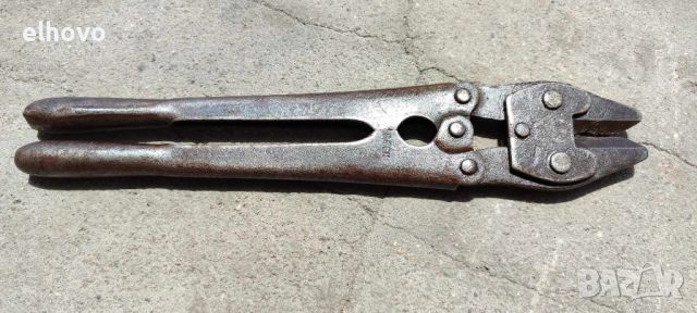 Стара ножица за рязане на арматура#1, снимка 2 - Антикварни и старинни предмети - 46441202