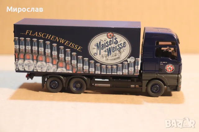 WIKING 1:87 H0 MAN TGA КОЛИЧКА МОДЕЛ КАМИОН ТИР, снимка 3 - Колекции - 49741806