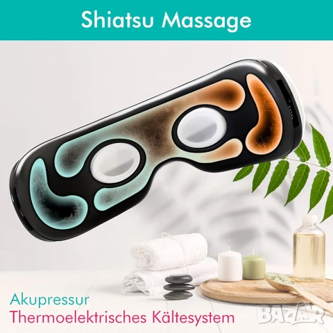 Интелигентен масажор за очи с термо- и криотерапия, Adamson A80, снимка 4 - Масажори - 52503028