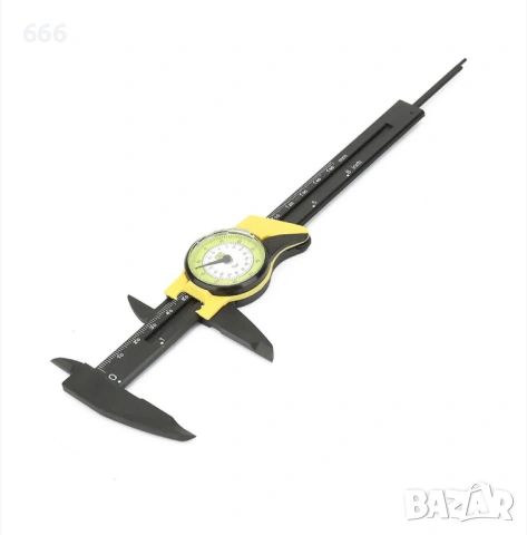 Пластмасов шублер, 0-150мм, Лесен за четене