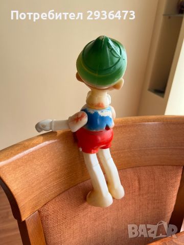 Ретро играчка Пинокио, снимка 4 - Антикварни и старинни предмети - 45333080