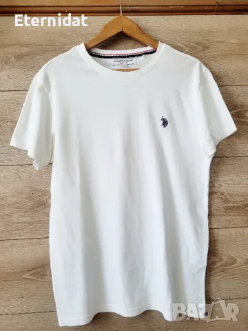 Мъжка бяла тениска POLO , снимка 2 - Тениски - 49882532