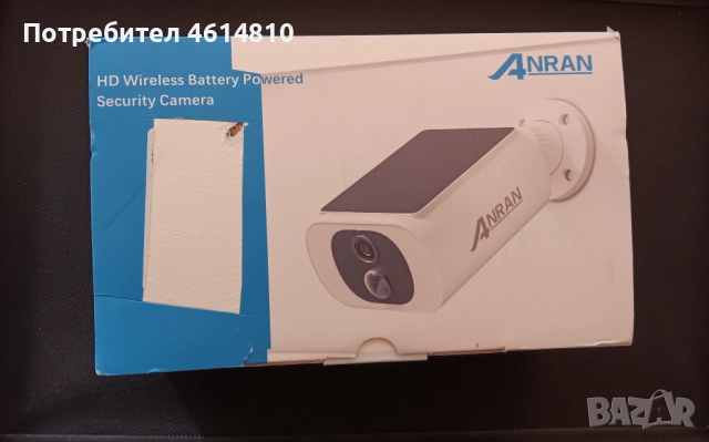 ANRAN 2K Соларна охранителна камера нова, снимка 7 - IP камери - 52021517