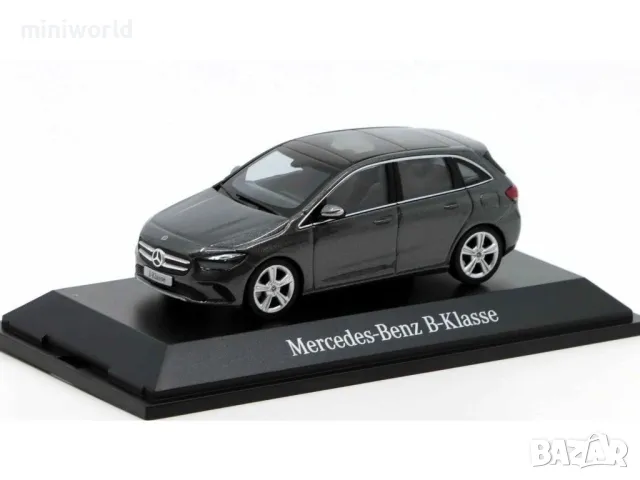 Mercedes-Benz B-Class W247 - мащаб 1:43 на Herpa моделът е нов в PVC дисплей-кейс, снимка 4 - Колекции - 50384526
