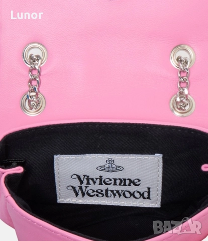 Оригинална кожена чанта Vivienne Westwood, снимка 3 - Чанти - 52453633