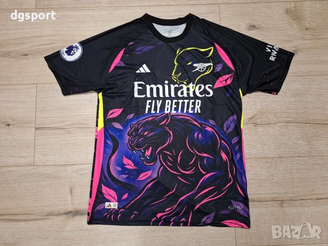 Флуоресцентна футболна фланелка на АРСЕНАЛ#ДЕКЛАН РАЙС#41!, снимка 2 - Футбол - 52064132