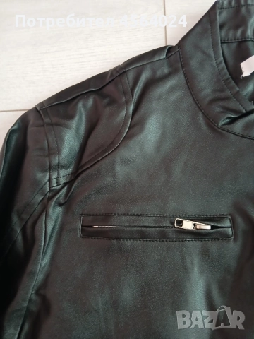 Кожено яке, снимка 5 - Якета - 51859018