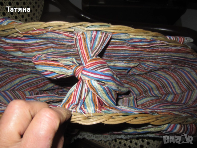 чанта  /КОШНИЦА /от бамбук ;ШАПКА ;, снимка 12 - Чанти - 14023923