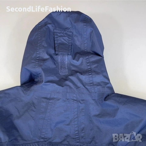 Дамско яке L.L. Bean, синьо размер M с качулка, снимка 6 - Якета - 53837870