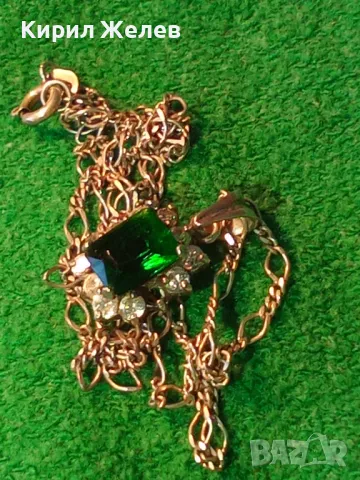 СКЪПОЦЕННО СРЕБЪРНО КОЛИЕ с ПЕНДАНТ СРЕБРО 925 с ГОЛЯМ ЮВЕЛИРНО ФАСЕТИРАН ПЕРИДОТ и ЦИРКОНИ 47569, снимка 17 - Колиета, медальони, синджири - 50072703