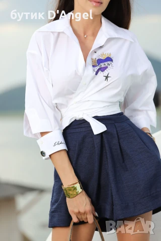 АVIN Къси панталонки в тъмно синьо, снимка 2 - Къси панталони и бермуди - 51309115