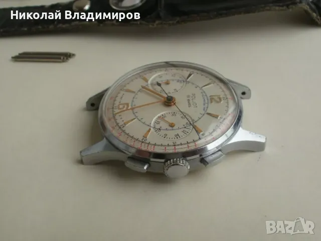 Poljot chronograph 3017 мъжки ръчен часовник Полет хронограф, снимка 8 - Мъжки - 49071520