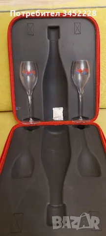 чанта за вино с оригиналните чаши Франция за ценители , снимка 5 - Други ценни предмети - 49485979