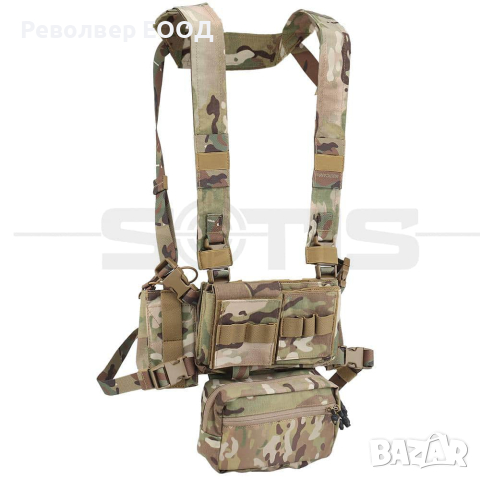 ТАКТИЧЕСКА ЖИЛЕТКА PMC MICRO D CHEST RIG – NPC, снимка 2 - Екипировка - 45056888