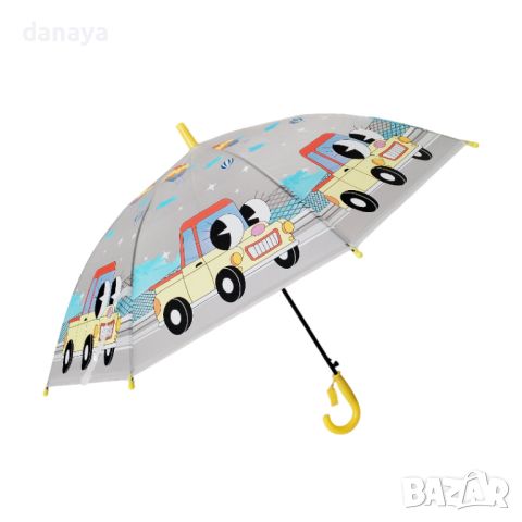 4727 Весел детски чадър със свирка, снимка 2 - Чадъри - 45431560