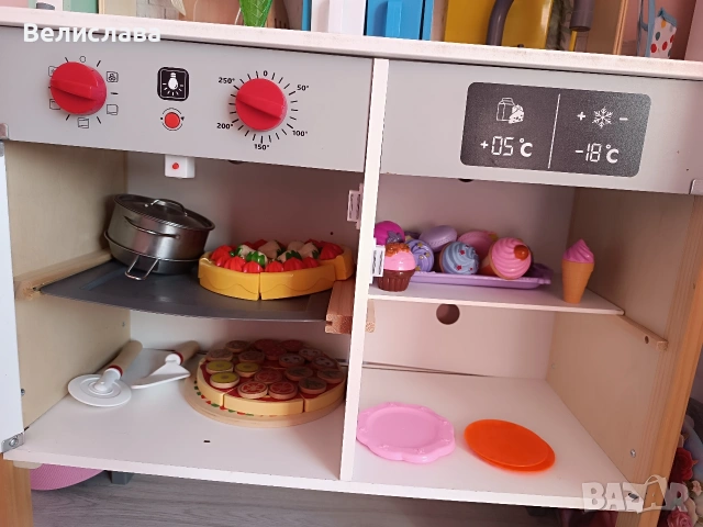 Детска дървена кухня, снимка 2 - Играчки за стая - 53657040