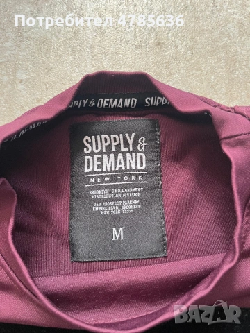 Тениска supply & demand размер М , снимка 2 - Тениски - 54068975