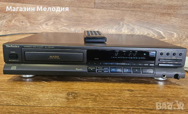 CD Player Technics SL-PG440A – Колекционерско състояние с оригинално дистанционно и книжка., снимка 7 - Декове - 54143217