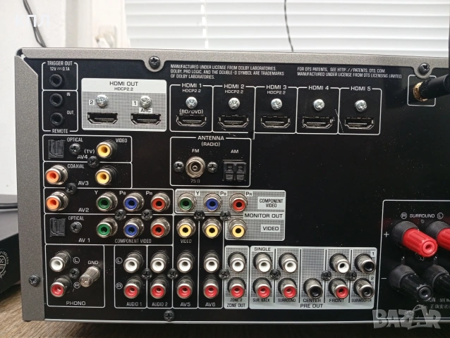 7.2 канален ресивър YAMAHA RX-V 779 Bluetooth 4K Wi-fi , снимка 10 - Ресийвъри, усилватели, смесителни пултове - 53676209