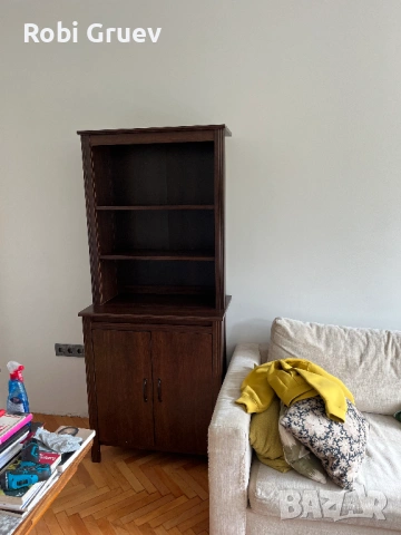 Библиотека шкаф Икеа Brusali, снимка 2 - Шкафове - 53758021