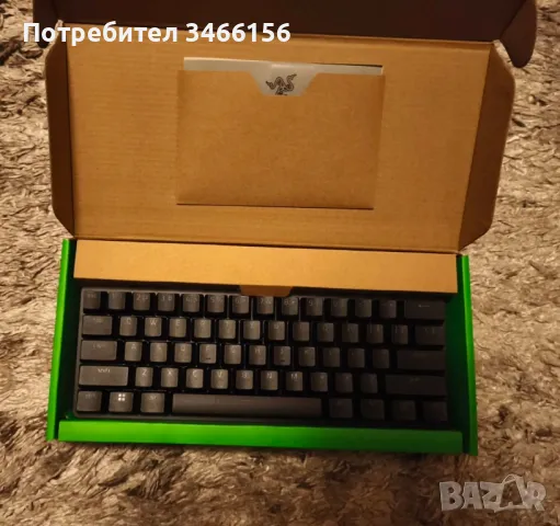 Клавиатура-Razer Huntsman Mini-НОВО, снимка 2 - Клавиатури и мишки - 48445864