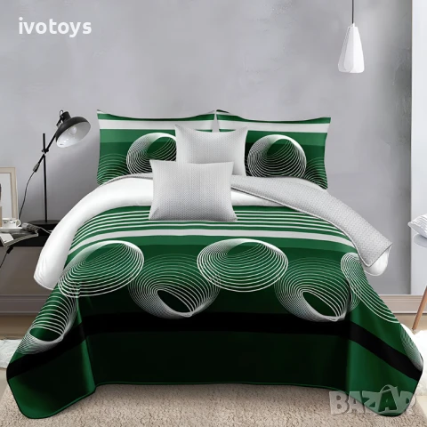 Двулицево спално бельо, 6 части - Модел WS17719, снимка 1