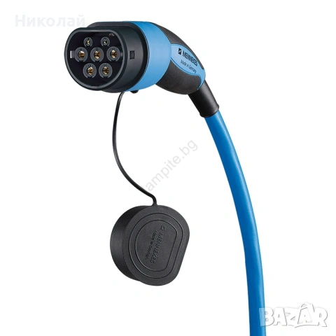 Mennekes Трифазен Кабел зареждане Електромобил Type2 4m 22kW 32A 480V, снимка 3 - Аксесоари и консумативи - 53695242