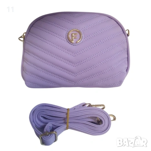 Елегантна дамска чанта с дълга презрамка, снимка 2 - Чанти - 53276748