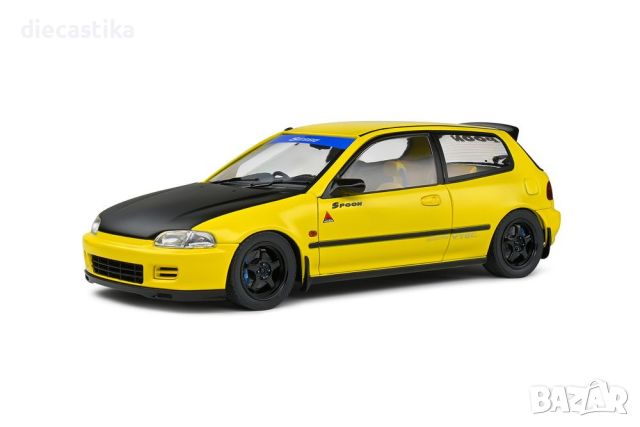 Метални Колички HONDA CIVIC Хонда Мащаб 1:18 Solido , снимка 1 - Колекции - 46287396